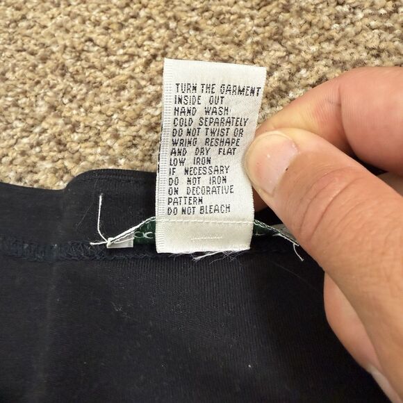 Vintage Halloween Fall Pumpkin Top Womens M Sequins Long Length - Picture 7 of 13